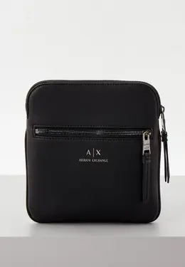 Armani Exchange: Чёрная сумка