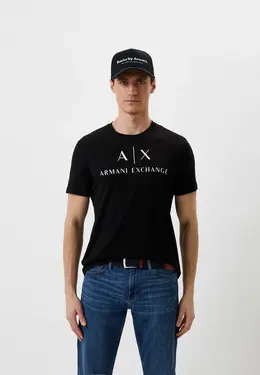 Armani Exchange: Чёрная футболка