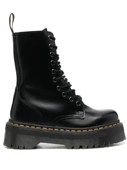 Dr. Martens: Чёрные ботинки 