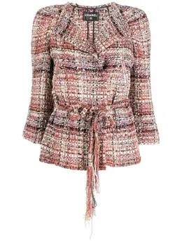 Chanel Pre-Owned: Твидовая куртка 