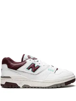 New Balance: Белые кроссовки  550