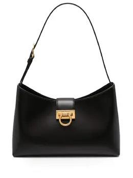 Salvatore Ferragamo: Чёрная сумка  Trifolio