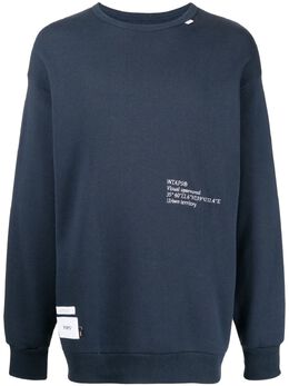 WTAPS: Синий свитшот 