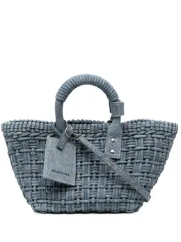 Balenciaga: Голубая сумка 