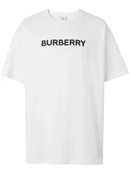 Burberry: Футболка с принтом 