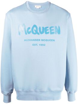 Alexander McQueen: Свитшот Signature с принтом