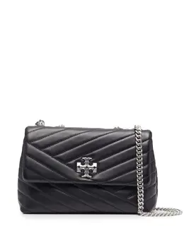 Tory Burch: Чёрная сумка  Kira Chevron