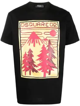 Dsquared2: Футболка с принтом 