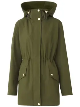 Burberry: Пуховик с капюшоном 