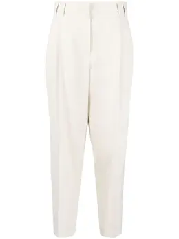Brunello Cucinelli: Бежевые брюки 