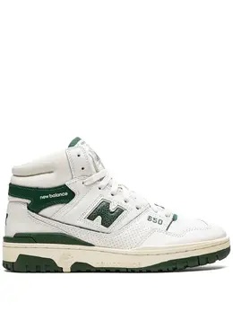 New Balance: Белые кроссовки 