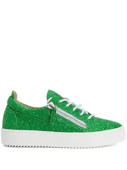 Giuseppe Zanotti: Зелёные кроссовки  Gail