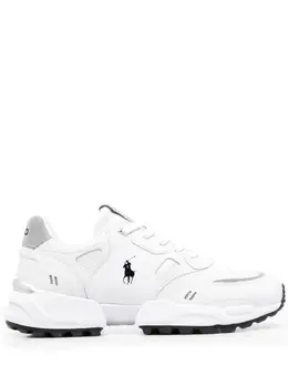 Polo Ralph Lauren: Белые кроссовки 