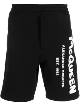 Alexander McQueen: Шорты с принтом 