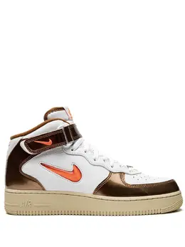 Nike: Коричневые кроссовки  Air Force 1