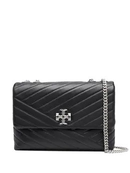 Tory Burch: Чёрная сумка  Kira Chevron