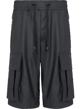 Balmain: Чёрные шорты 