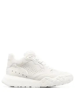 Alexander McQueen: Светлые кроссовки  Court