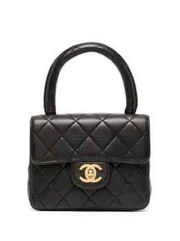 Chanel Pre-Owned: Чёрная сумка 