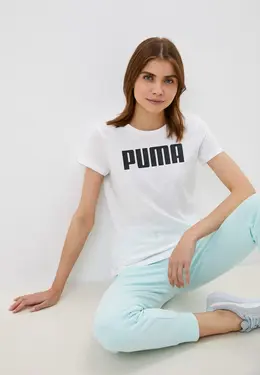 PUMA: Белая футболка 