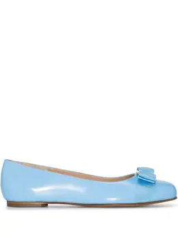 Salvatore Ferragamo: Голубые балетки  Varina