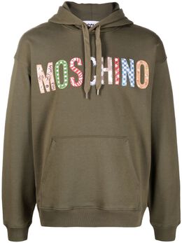 Moschino: Зелёная толстовка 