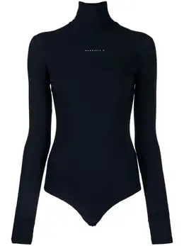 MM6 Maison Margiela: Боди с принтом 