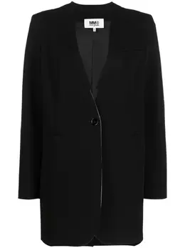 MM6 Maison Margiela: Чёрный жакет 