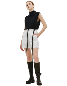 Ann Demeulemeester: Белые шорты 