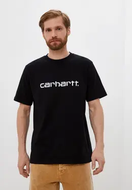 Carhartt WIP: Чёрная футболка 