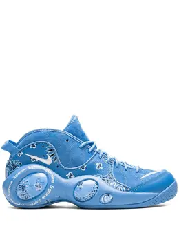 Nike: Голубые кроссовки  Air Zoom