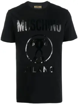 Moschino: Футболка с принтом 