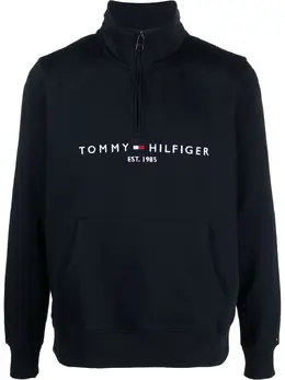 Tommy Hilfiger: Голубая толстовка 