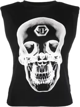 Philipp Plein: Топ с принтом 