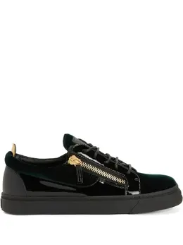 Giuseppe Zanotti: Чёрные кроссовки  Frankie