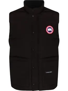 Canada Goose: Чёрный жилет  Freestyle