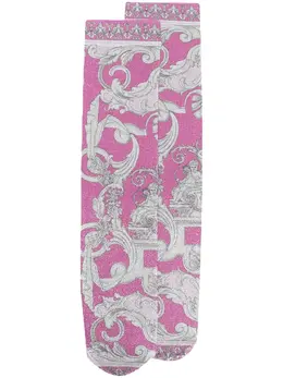 Versace: Розовые носки  Baroque