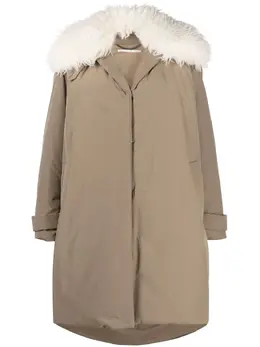 Stella McCartney: Пальто на меху 