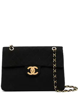 Chanel Pre-Owned: Чёрная сумка 