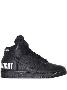 Nike: Чёрные кроссовки  Dunk