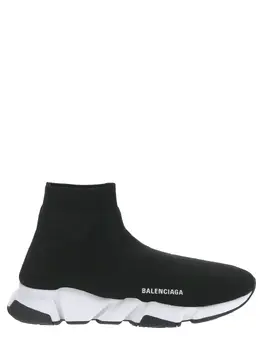 Balenciaga: Чёрные кроссовки  Speed