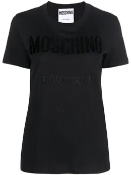 Moschino: Футболка с принтом 