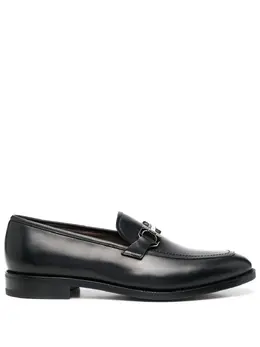 Salvatore Ferragamo: Чёрные туфли  Gancini