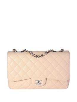 Chanel Pre-Owned: Бежевая сумка 