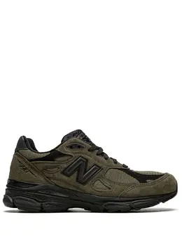 New Balance: Коричневые кроссовки 