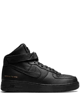 Nike: Чёрные кроссовки Air Force 1 High