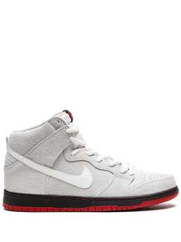 Nike: Чёрные кроссовки SB Dunk High