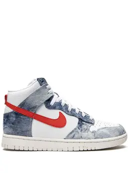 Nike: Белые кроссовки  Dunk High