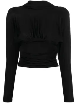 Saint Laurent: Чёрный топ 