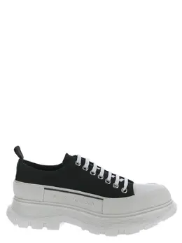 Alexander Mcqueen: Чёрные кроссовки Tread Slick